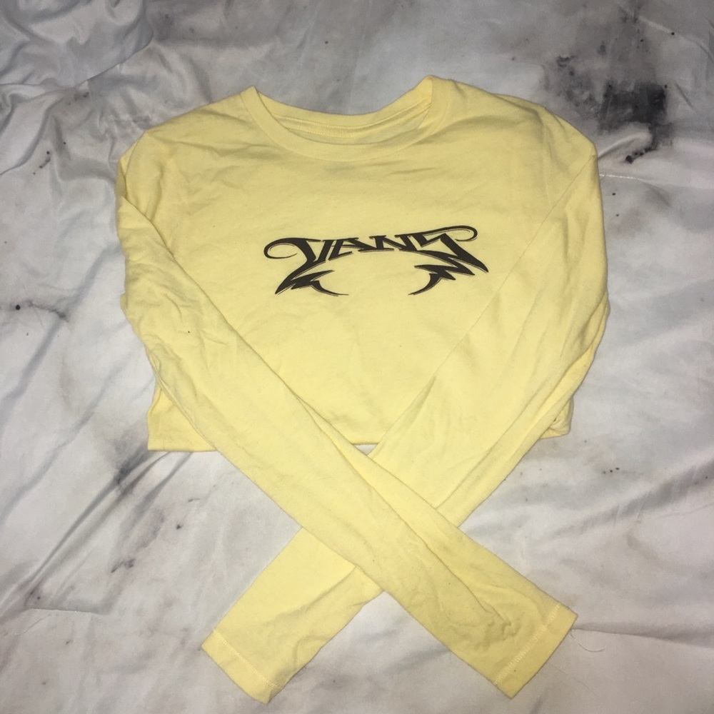 Yellow Long sleeve vans shirt